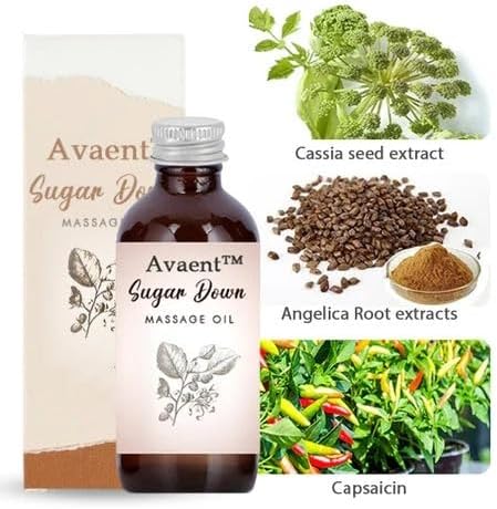 Avaent Sugar Down – Aceite de masaje anticelulítico (1 botella)