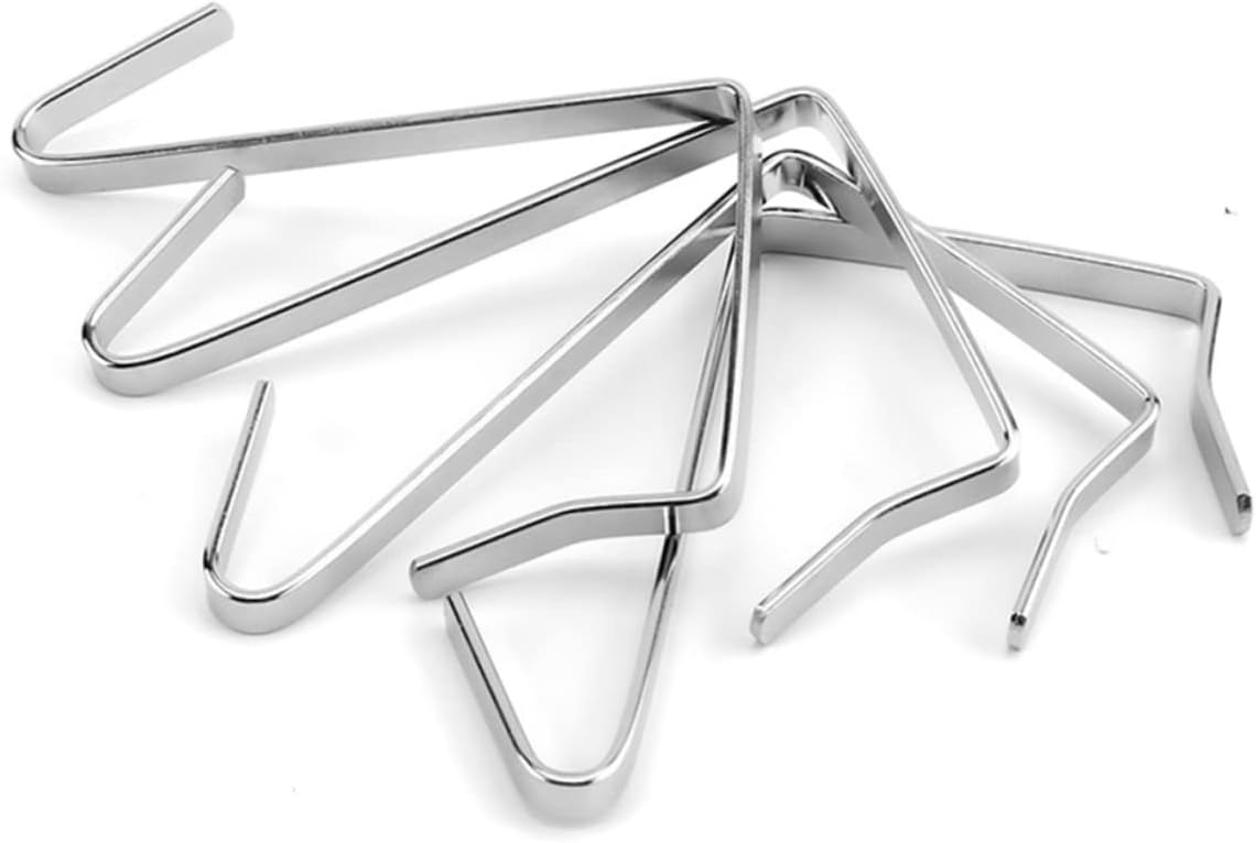 STOBAZA Ganchos de metal para colgar sobre la puerta, 30 ganchos de metal para colgar en forma de S, ganchos para colgar sombreros, ganchos para