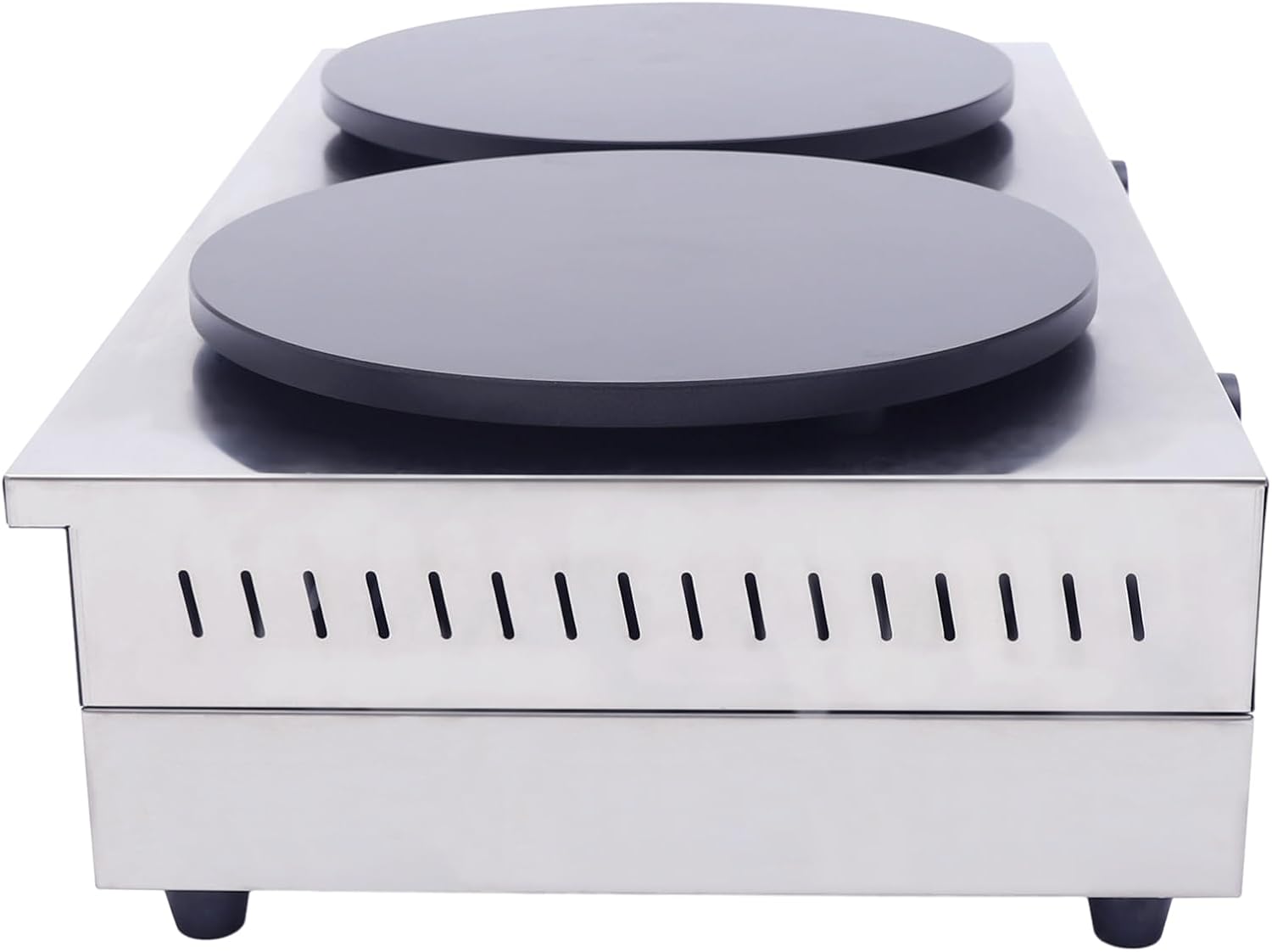 Máquina para hacer crepas, sartén eléctrica antiadherente de 110 V, máquina comercial para hacer crepas, crepes de acero inoxidable para desayunar