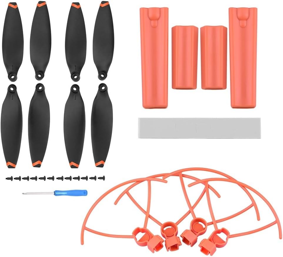 ETLIN Tren de aterrizaje para FI-MI X8 MiniMini V2, accesorio ligero para ventiladores de ala (color juego naranja)
