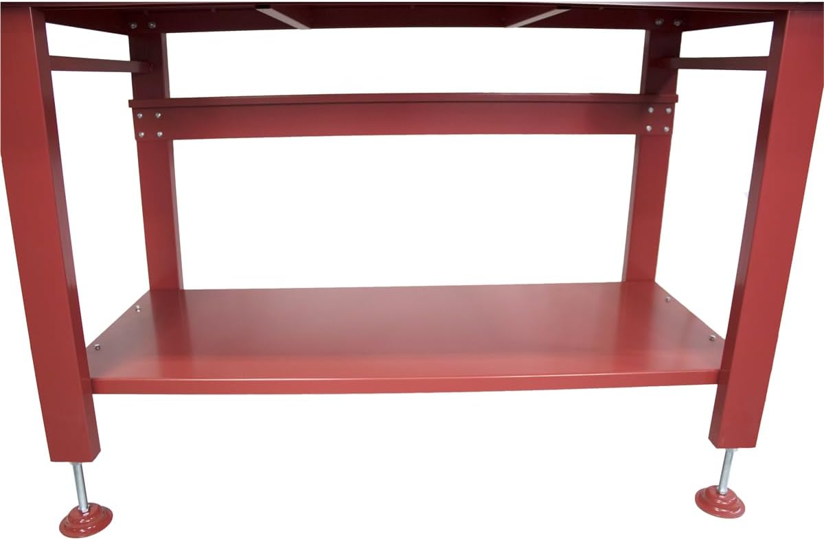 K Tool International 75111 Mesa de trabajo resistente de 60 x 34 pulgadas para garajes, talleres de reparación y bricolaje, 1200 libras, 31 pulgadas