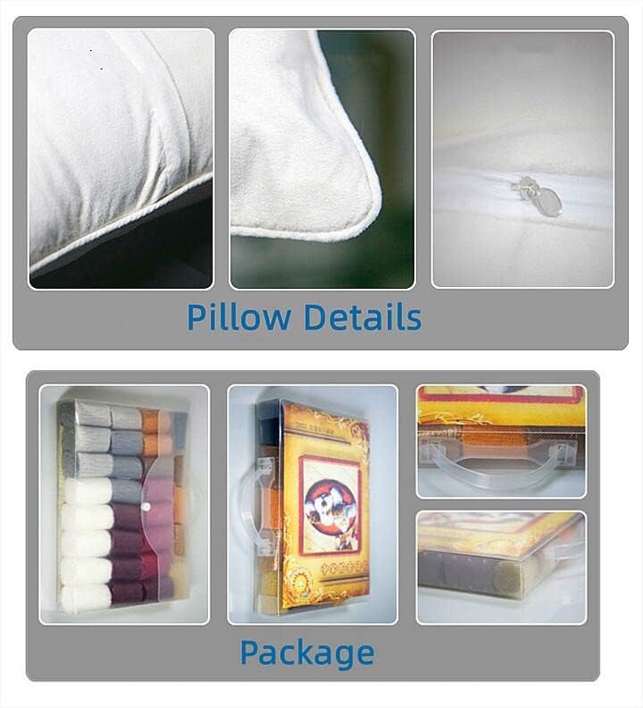Kit de ganchos de pestillo Funda de almohada Cojín de lona con estampado de flores de cerezo en flor rosada, hilo de ganchillo, costura, kit de