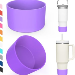 Paquete de 2 protectores de silicona para botas Stanley Quencher Adventure de 40 onzas, 30 onzas, vaso IceFlow de 20 onzas y 30 onzas, funda Paquete de 2 protectores de silicona para botas Stanley Quencher Adventure de 40 onzas, 30 onzas, vaso IceFlow de 20 onzas y 30 onzas, funda
