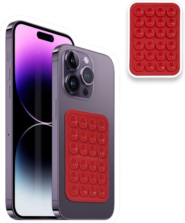 Soporte de silicona con succión para teléfono  Compatible con todos los teléfonos  Accesorio móvil manos libres aprobado para selfie y grabación de