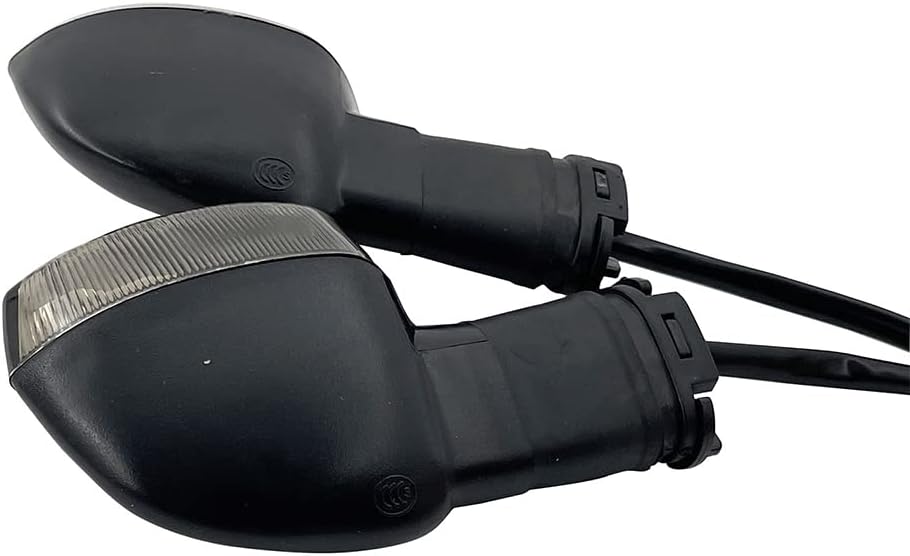 Indicadores de giro para motocicleta, luz ámbar, lámpara intermitente LED para motocicleta, compatible con Yamaha FZ1 FZ6 FZ1000 FZ600 R6 R1, lente