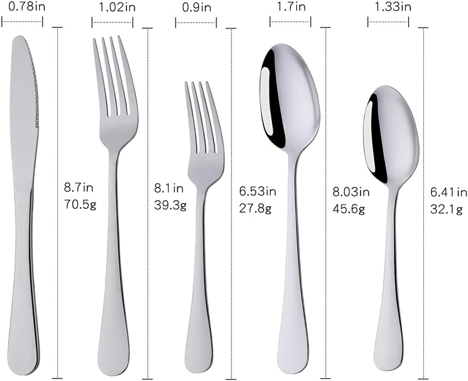 Buyerstar – Juego de cubiertos de 20 piezas, multicolor, acero inoxidable con chapado de titanio colorido, cubiertos, juego de utensilios de cocina