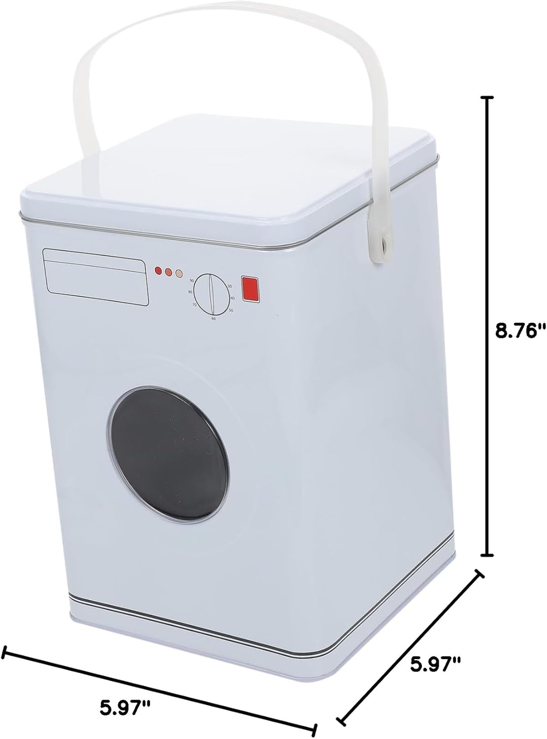 NOLITOY Caja de embalaje de aperitivos para lavandería, contenedor de pantalla grande, contenedor de lavandería, organizador de almacenamiento de