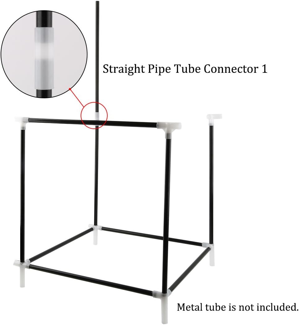 uxcell Juego de conectores de accesorios para zapateros, diámetro interior de 0.512 in para reparación de armario ensamblado, repuesto de piezas, 16