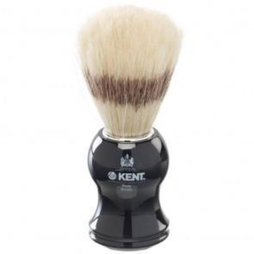Kent VS60 – Cepillo de afeitar de cerdas de tejón natural para hombres para maquinilla de afeitar de seguridad, afeitadoras para hombres. Cepillo de