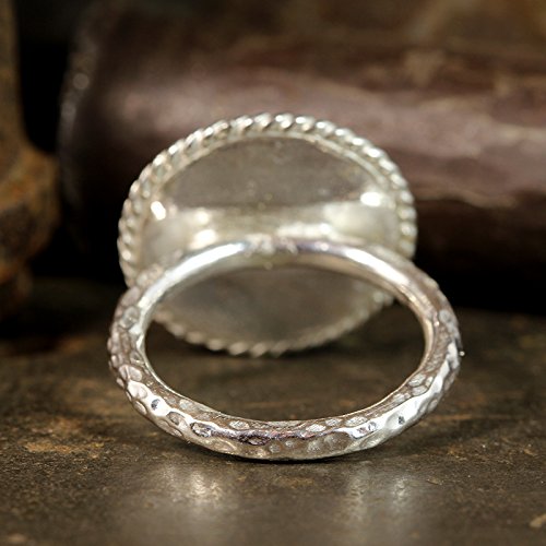 Caprixus Signet Ring 925 Sterling Silver Coin Ring 24K Gold Vermeil Designer Handmade Rings for Women Two Tone Hammered Pinky Ring Turkish Fine