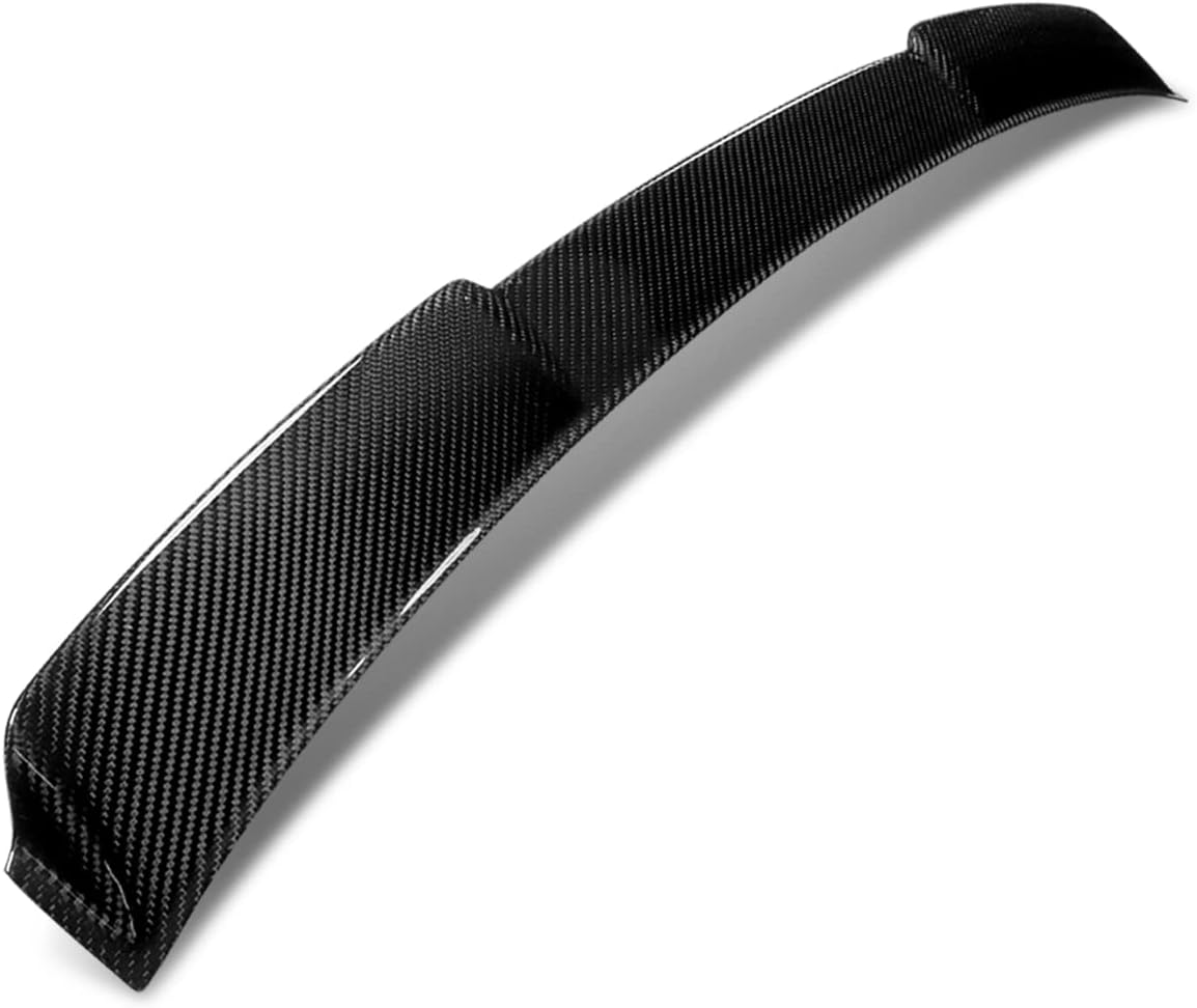 DNA MOTORING 2-RSP-6431-CF – Alerón de techo de fibra de carbono compatible con Honda Civic Sedan 2022-2023, color negro