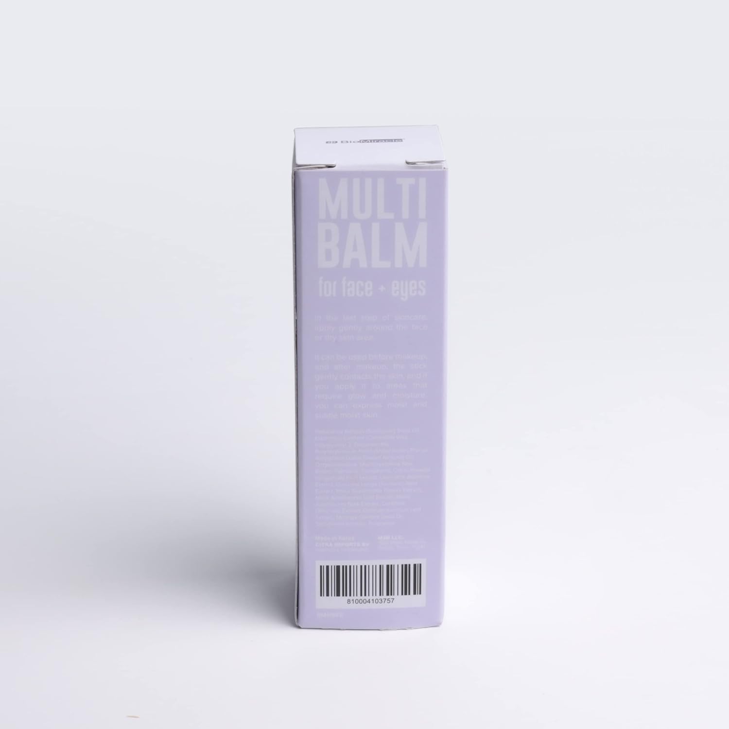BioMiracle Glow Get It – Bálsamo múltiple para cara y ojos, debajo de los ojos, control de arrugas con aceite de almendras, manteca de karité y