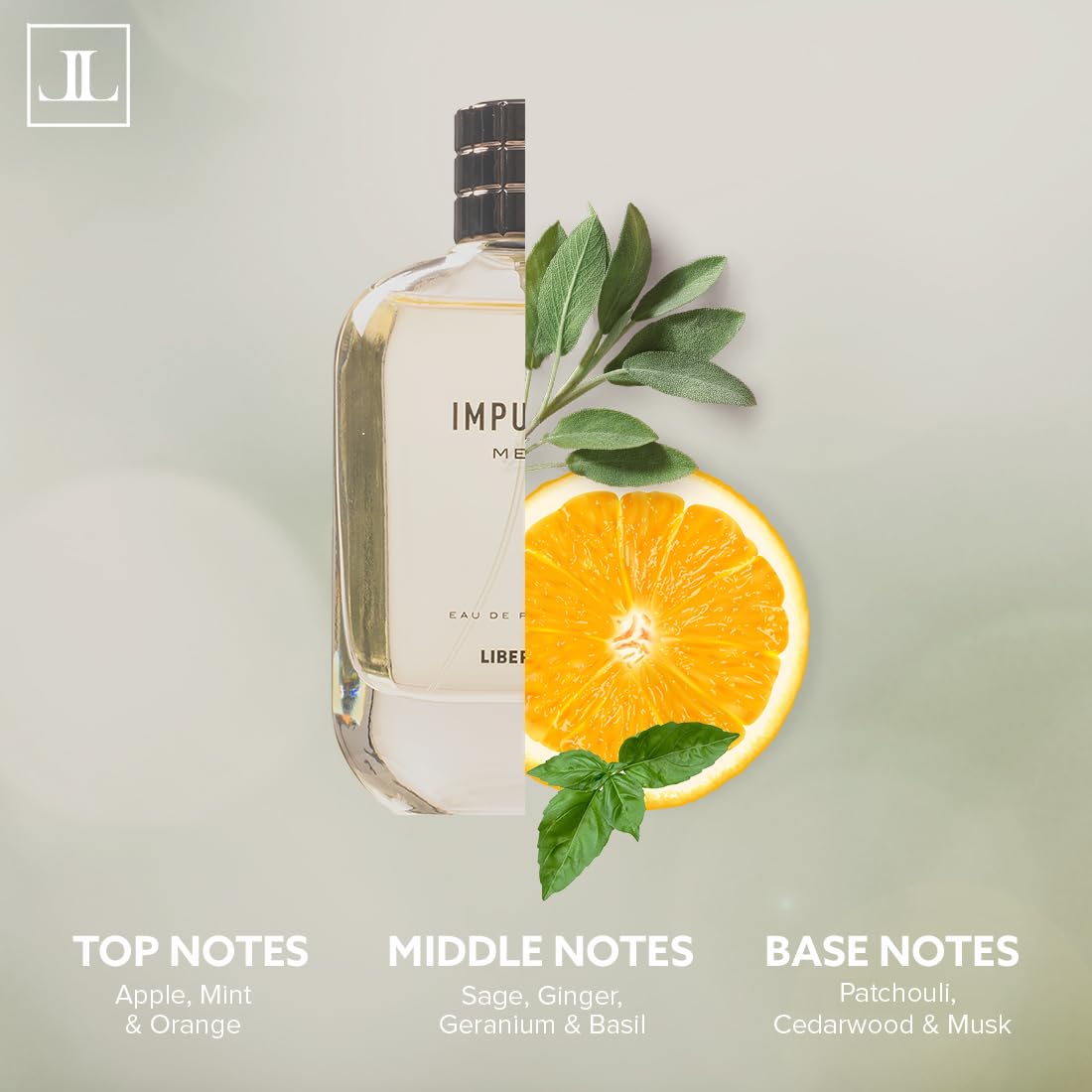 Liberty Perfumes para hombres, perfume Impulse de 3.4 oz de larga duración, fragancia cítrica de lujo y picante para hombres, perfume en aerosol