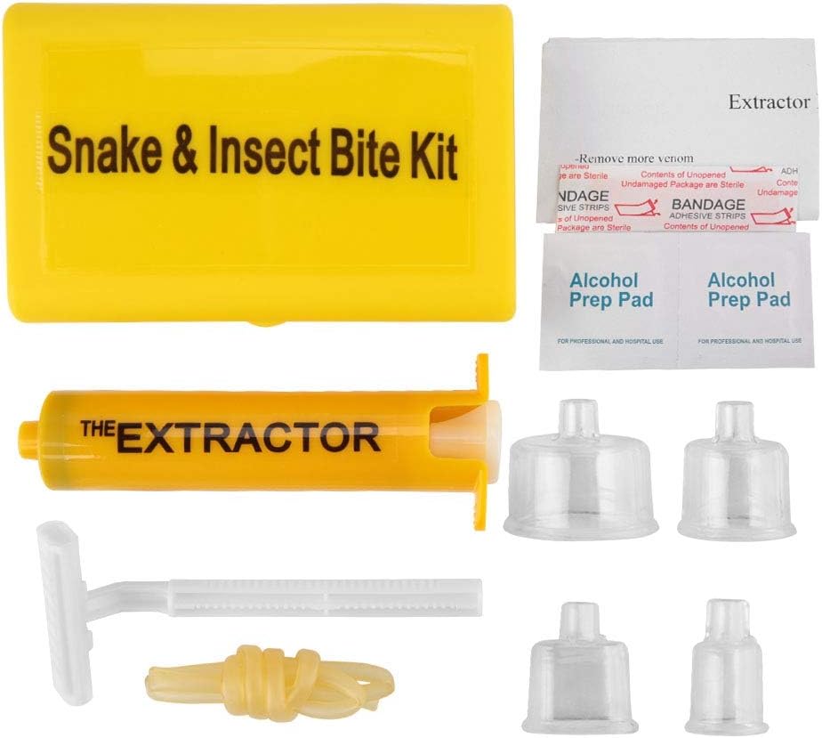 Kit de bomba de succión para extractor de veneno, bomba de picadura, primeros auxilios de seguridad de emergencia rápida, suministros de primeros