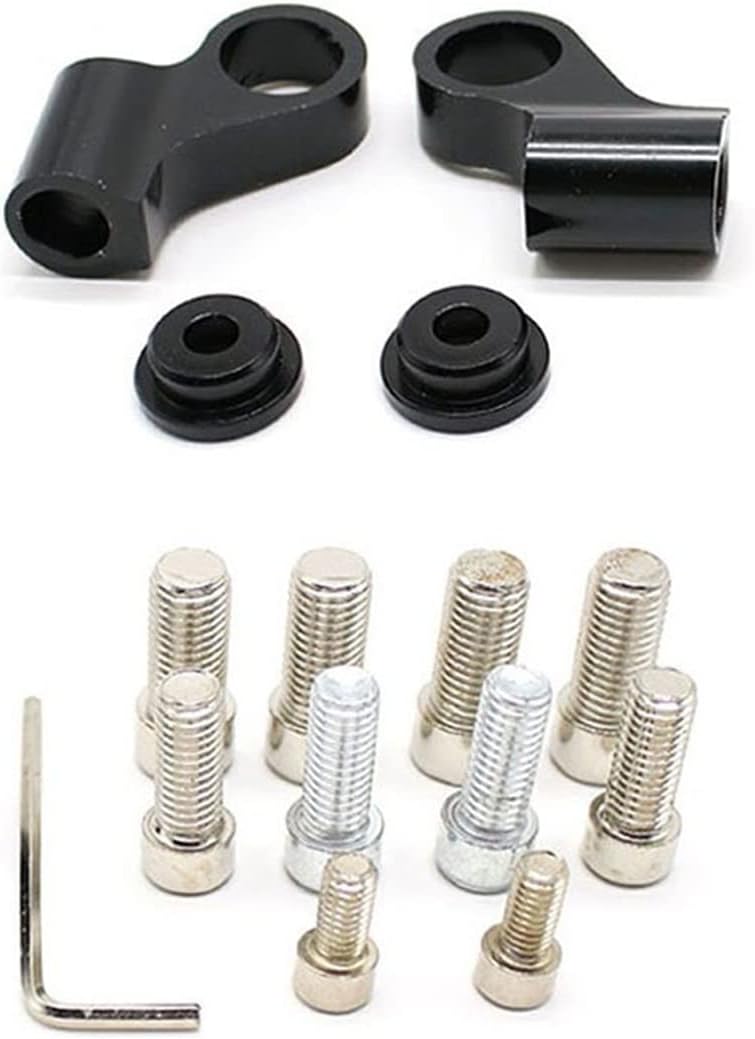 Espejos traseros universales para motocicleta, espejos retrovisores CNC para Kawasaki para VERSYS 1000 ER6N para Yamaha XTZ 250 FZ6R para Suzuki