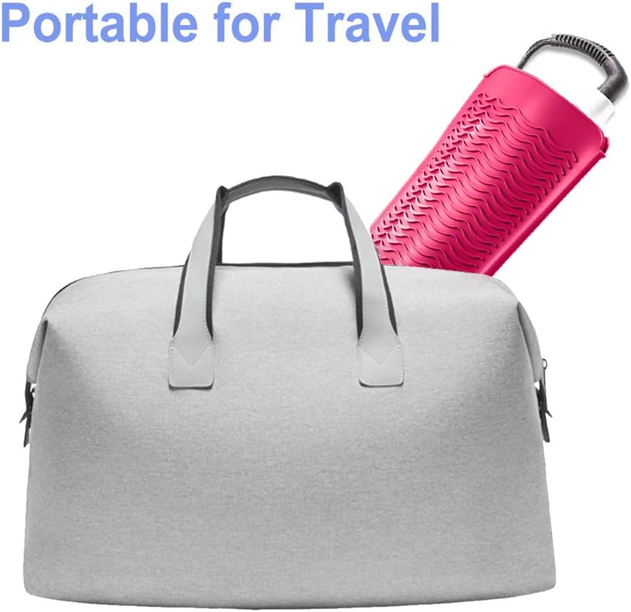 Bolsa de silicona resistente al calor, herramientas de peinado para rizadores, planchas planas, alisador de cabello, 11.5 x 6 pulgadas, silicona de