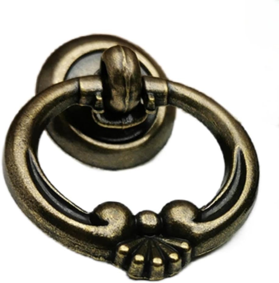 Tiradores de mariposa vintage de bronce antiguo para cajón de un solo agujero, accesorios de gabinete de aleación de zinc para cocina, baño,