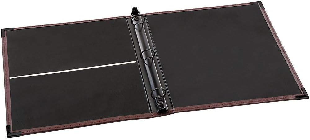 Cardinal Business Collection – Carpeta con 3 anillas redondas de 1 pulgada, color borgoña (144 710)