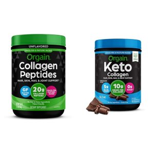 Orgain Péptidos de colágeno hidrolizados en polvo, 0.71 onzas de colágeno alimentado con pasto – Polvo de proteína de colágeno para cabello, piel, Orgain Péptidos de colágeno hidrolizados en polvo, 0.71 onzas de colágeno alimentado con pasto – Polvo de proteína de colágeno para cabello, piel,