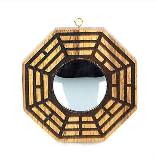 Better us Chino Feng Shui madera Bagua espejo 6 pulgadas Fengshui ba gua Espejos (Cóncavo)
