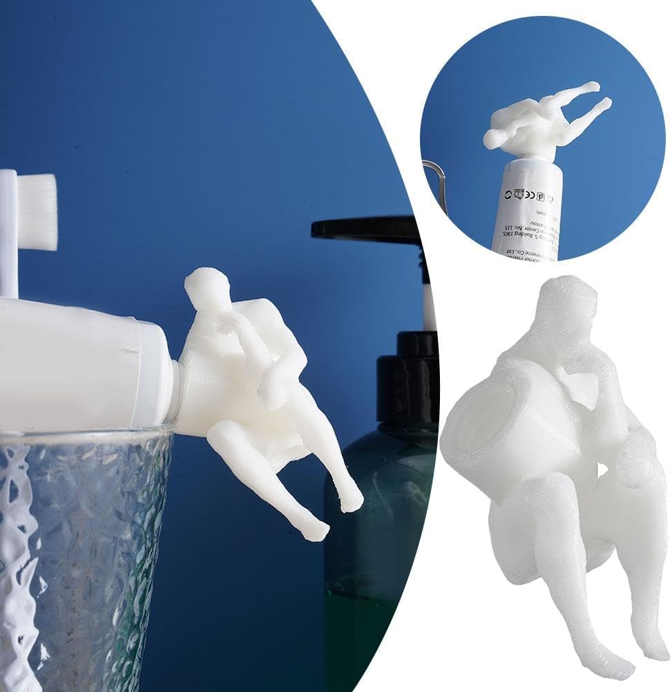 Tapa para pasta de dientes, exprimidor de pasta de dientes, accesorios de baño, fundas de pasta de dientes para trucos para niños y adultos