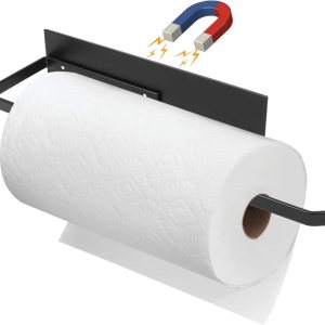 Soporte magnético para toallas de papel para nevera, soporte para rollos de papel higiénico, soporte magnético para toallas de papel, organizador de Soporte magnético para toallas de papel para nevera, soporte para rollos de papel higiénico, soporte magnético para toallas de papel, organizador de