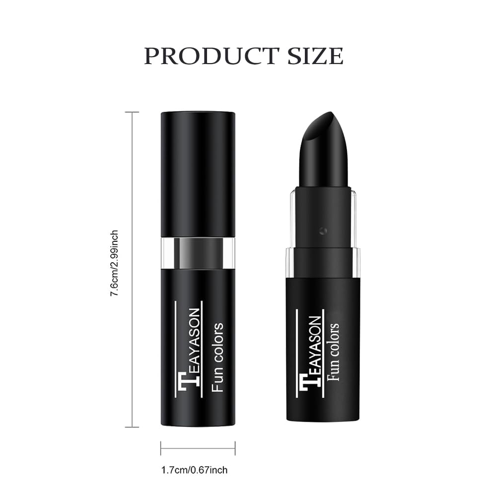 GL-Turelifes Juego de 3 piezas de pintura facial en barra negra, palo negro de ojos, fútbol, béisbol, softball, pintura facial impermeable para