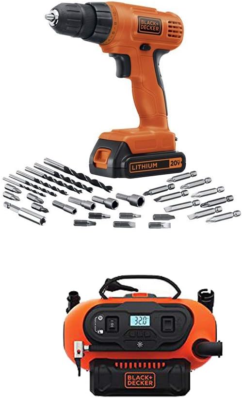 Black + Decker – Taladro inalámbrico (20 V MAX)