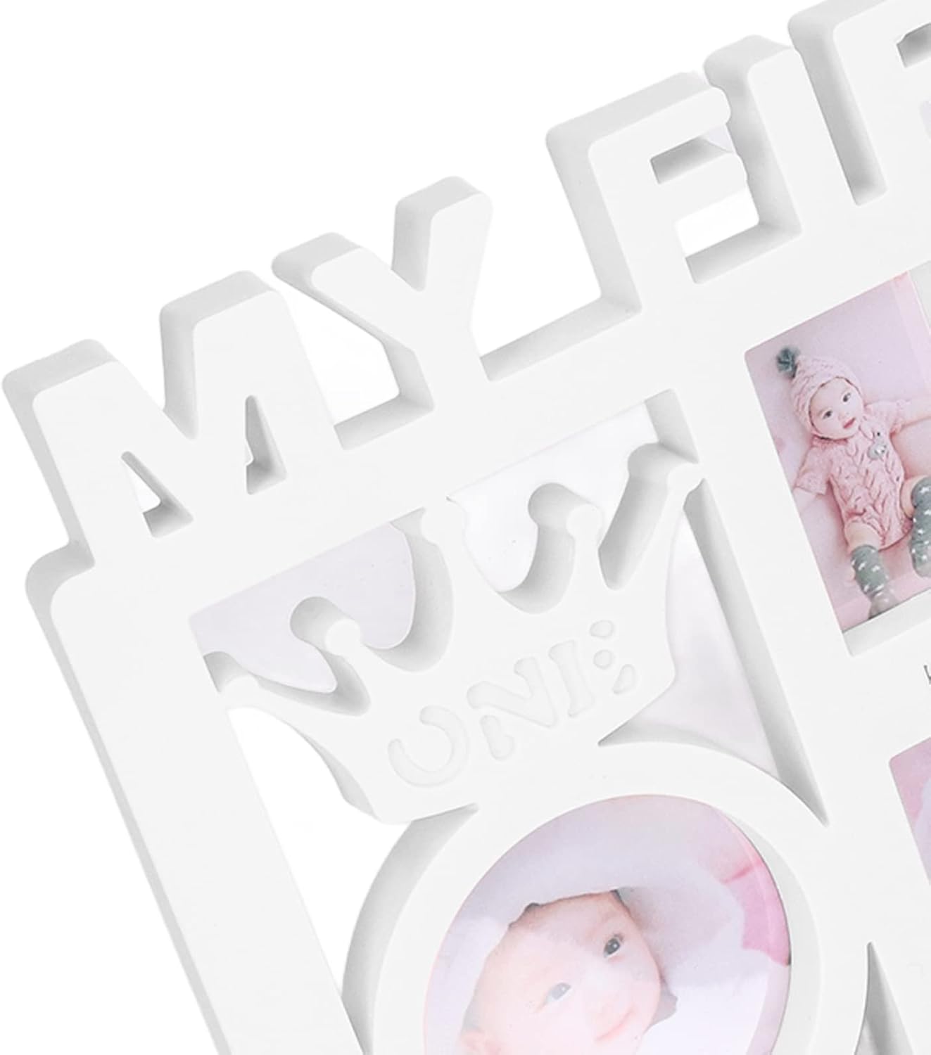 Newborn Photo Frame, Baby’s First Year Growth Picture Frame,12 Month Record Baby’s Monthly Growth Desktop Picture Frame Baby Photo Frame,1st