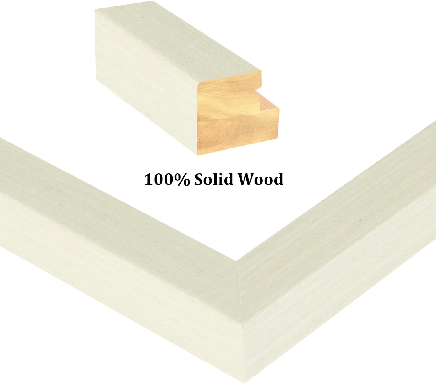 Egofine Portarretratos de 9 x 12 pulgadas, de madera maciza con plexiglás, para exhibir imágenes de 5 x 76 x 8 con paspartú o de 9 x 12 pulgadas sin