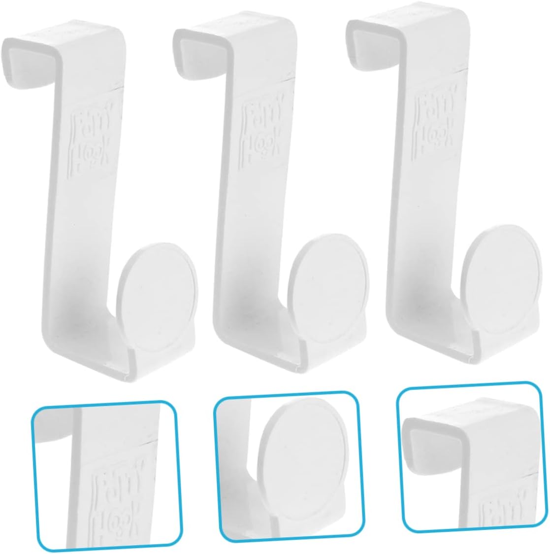 ABOOFAN 6 unids multifuncional z gancho gancho inodoro asiento gancho soporte soporte cocina gancho soporte inodoro hogar gancho colgante gancho
