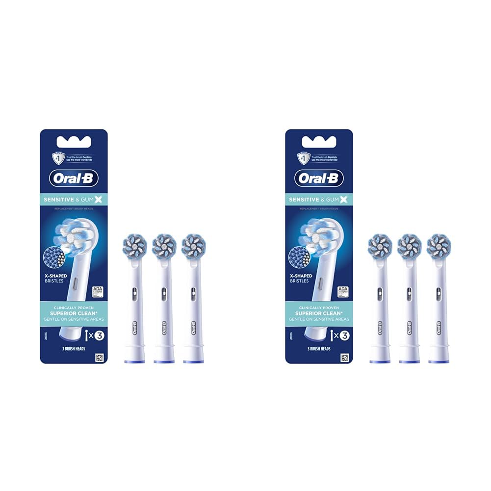 Oral-B Gum Care – Cabezales de cepillo de dientes eléctrico de repuesto, 3 unidades (paquete de 2)