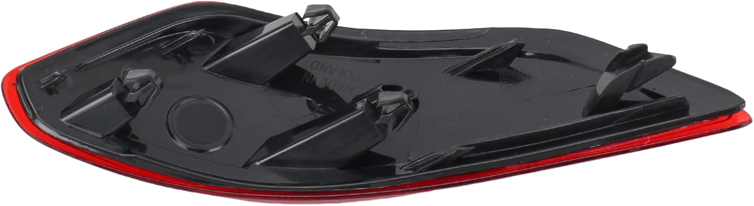 AUTOKAY Reflector De Moldura De Parachoques Trasero Derecho Se Ajuste Para Porsche Cayenne 2011-2014# 95863110600 – Rojo