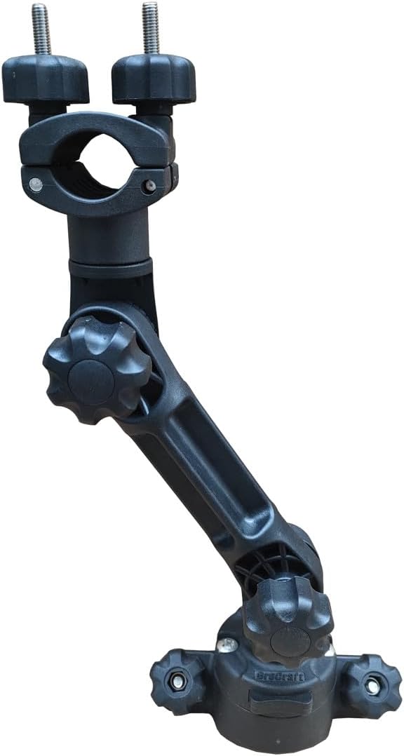 Brocraft Soporte estabilizador de motor de arrastre para sistema de pista de túnel de barco de 45 gradossoporte estabilizador de motor de arrastre