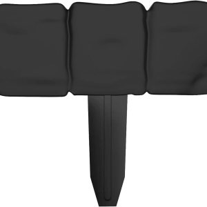 Pure Garden 50-LG5094 – Borde de plástico para jardín, color negro Pure Garden 50-LG5094 – Borde de plástico para jardín, color negro