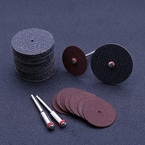Juego de ruedas de discos de corte para accesorios de herramientas rotativas Dremel, hojas de sierra circulares HSS Kit de rueda de corte de resina