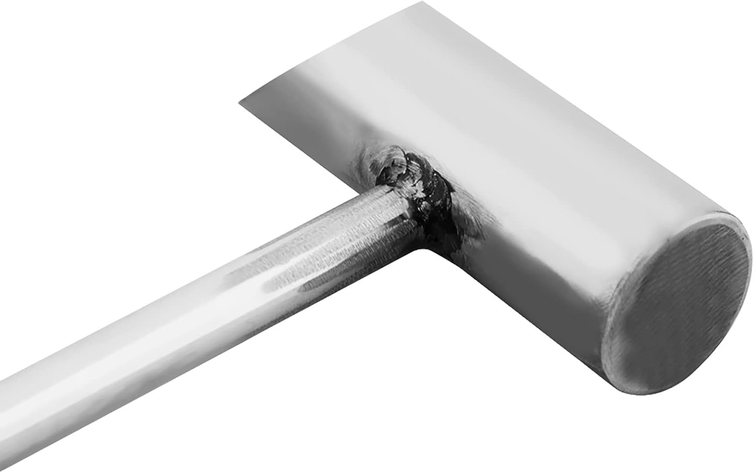 Huairdum Máquina de hilo dental de caramelo de 11.4 in, cuchara de acero inoxidable, mango largo seguro, máquina de hilo de caramelo, piezas de