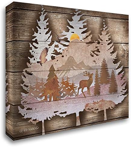 ArtDirect Great Outdoors I 18×15 Gallery Wrapped Canvas Museum Art by Wargo, Ed