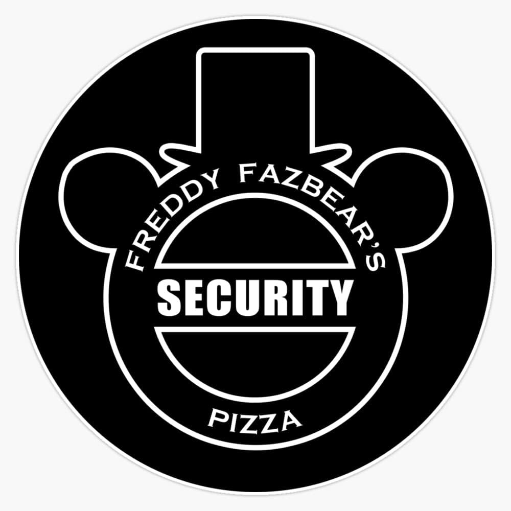 Freddy Fazbear’S – Adhesivo de vinilo de seguridad para laptop, parachoques de coche, impermeable, 6 mil 5 pulgadas
