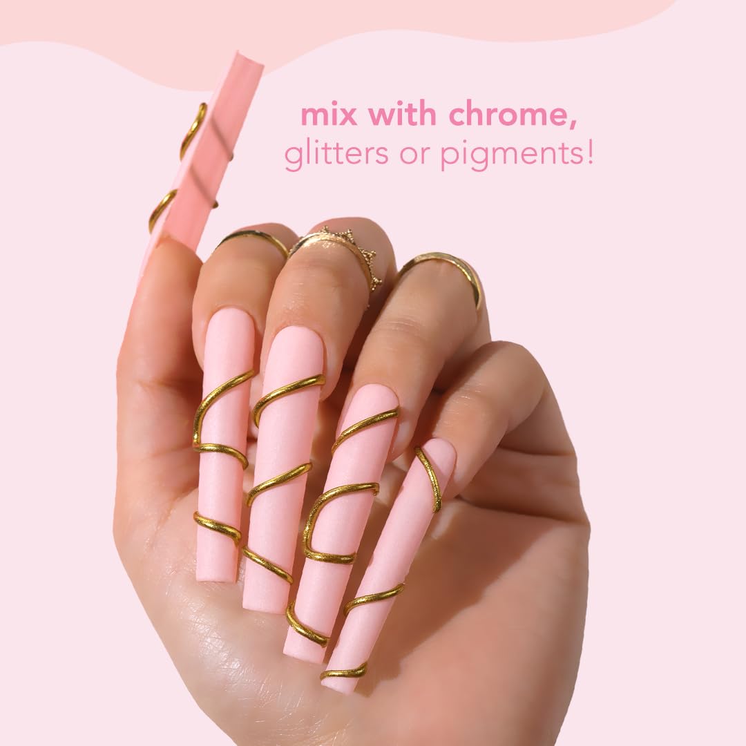Kiara Sky Professional Nails – Gel de moldeo flexible + Beyond Pro Flash Cure Mini lámpara LED
