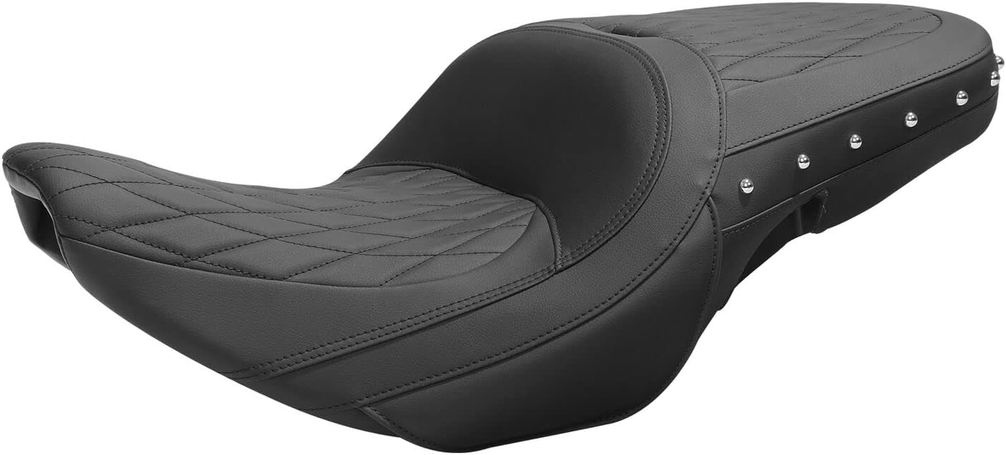 TCMT Asiento de pasajero para conductor para Indian Chieftain Dark Horse Icon 2021-2023 Roadmaster Limited 2021-2023 Indian Springfield Dark Horse
