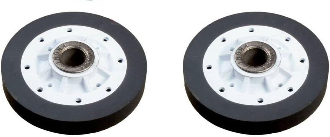 37001042 Reemplazo de rodillo de tambor para secadora Maytag, Amana, Whirlpool, Speed Queen (paquete de 2 rodillos)