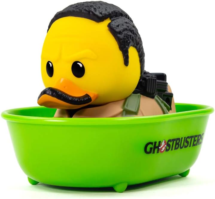 TUBBZ Figura coleccionable de pato de goma de vinilo de Winston Zeddemore – Producto oficial de los Cazafantasmas – TV y películas de ciencia ficción
