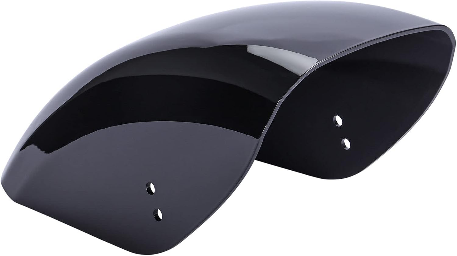 Guardabarros corto trasero de motocicleta de 7 pulgadas para Harley Sportster XL883 XL1200 1986-2023 (negro brillante – guardabarros de plástico ABS)