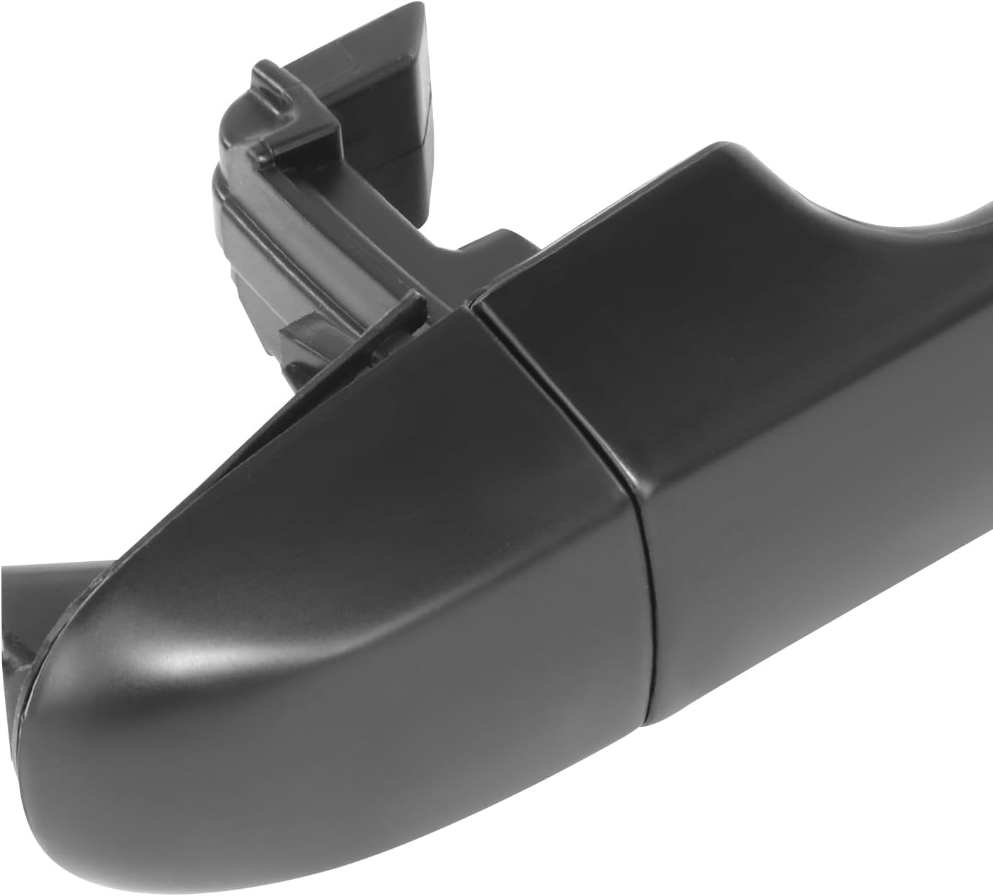 DNA MOTORING Manija de puerta exterior delantera derecha compatible con Kia ForteKoup 09-13, sin ojo de cerradura, negro, OEM-DHO-01247