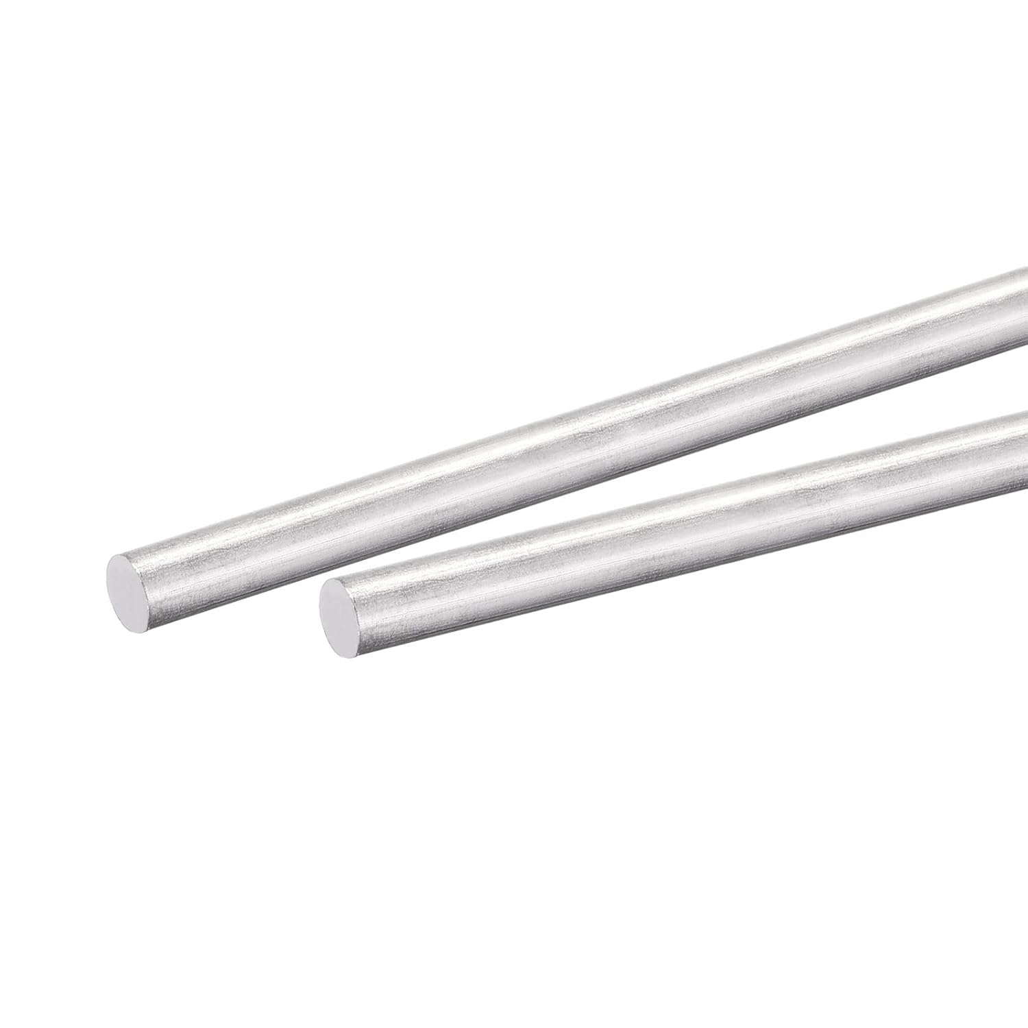MECCANIXITY Varilla redonda sólida de aluminio de 0.236 in de diámetro, 13.780 in de longitud, para manualidades, paquete de 2 unidades