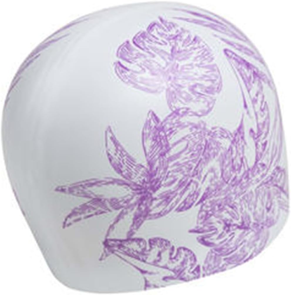 Arena Gorro de natación de silicona moldeada Sirene para mujer, súper elástico, duradero, para cabello largo, ajuste apretado, talla única