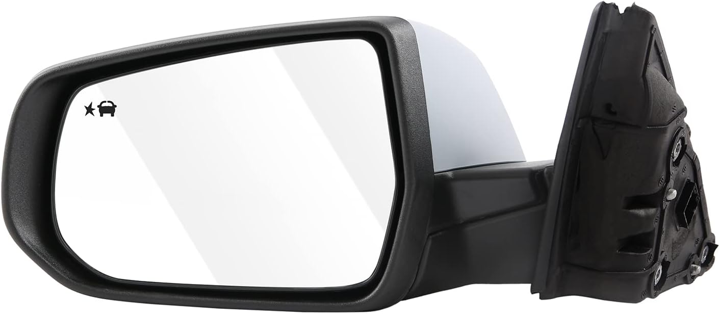 Partzer Espejo retrovisor lateral izquierdo para el conductor, 8 pines, compatible con Chevy Malibu LT Hybrid 2016-2018  GM1320603 84725732-PFM  Con