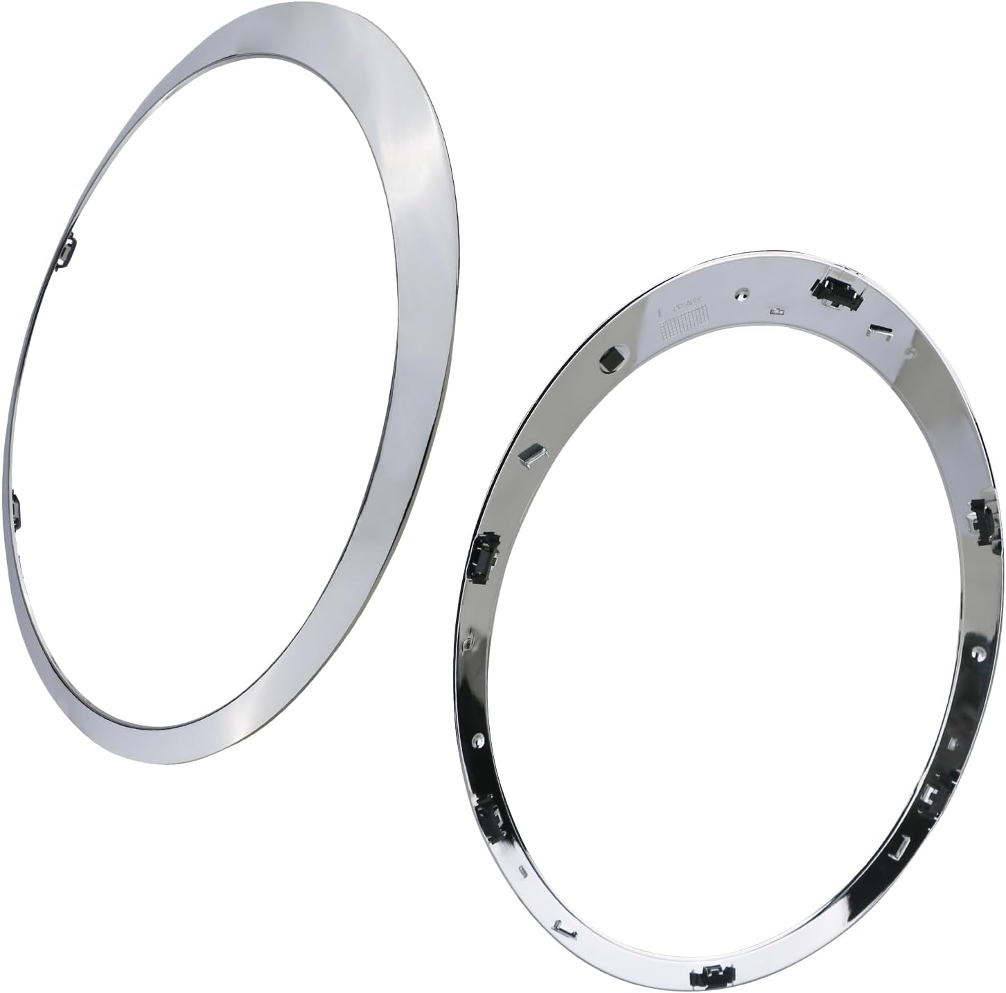 Anillo de ajuste para faros delanteros, bisel para lado del conductor, compatible con Mini Cooper 2007-2015 R55 R56 R57 R58 R59 Reemplaza