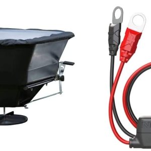 Buyers Products Esparcidor de transmisión ATV, esparcidor multiusos para sal, semillas y fertilizantes + adaptador NOCO GC018 15A 12V, enchufe de Buyers Products Esparcidor de transmisión ATV, esparcidor multiusos para sal, semillas y fertilizantes + adaptador NOCO GC018 15A 12V, enchufe de